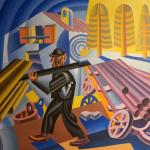 Il tagliaboschi, Fortunato Depero