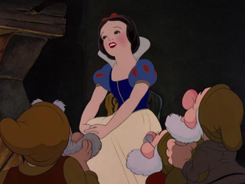 Biancaneve, film di animazione Disney, un fotogramma