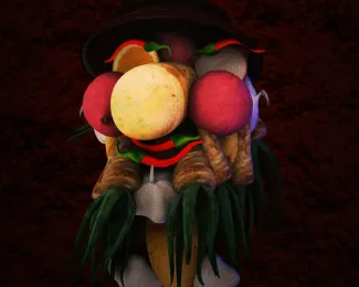 3d illustration by giuseppe arcimboldo